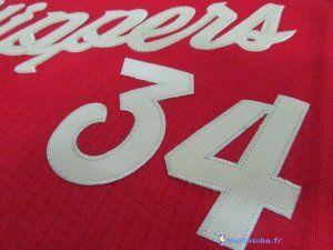 Maillot NBA Pas Cher Noël Los Angeles Clippers Pierce 34 Rouge