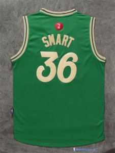 Maillot NBA Pas Cher Noël Boston Celtics Smart 36 Vert