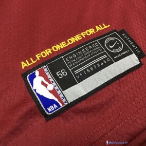 Maillot NBA Pas Cher Cleveland Cavaliers Junior LeBron James 23 Rouge 2017/18