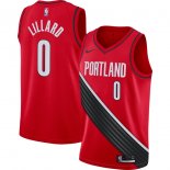 Portland Trail Blazers Damian Lillard Nike Red Finished Swingman Jersey - Statement Edition