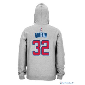 Sweat Capuche NBA Los Angeles Clippers Blake Griffin 32 Gris