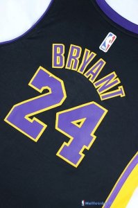 Maillot NBA Pas Cher Los Angeles Lakers Junior Kobe Bryant 24 Noir