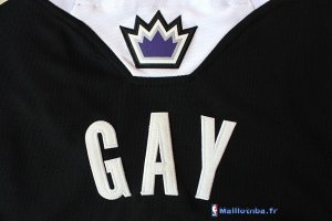 Maillot NBA Pas Cher Sacramento Kings Rudy Gay 8 Noir