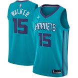 Charlotte Hornets Kemba Walker Jordan Brand Teal Swingman Jersey - Icon Edition