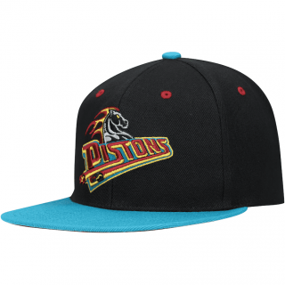 Bonnet NBA Detroit Pistons Mitchell & Ness BlackTeal Reload