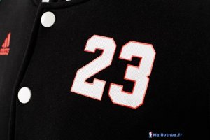 Survetement En Laine NBA Chicago Bulls Michael Jordan 23 Noir