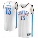 Oklahoma City Thunder Paul George Fanatics Branded White Fast Break Replica Jersey - Association Edition