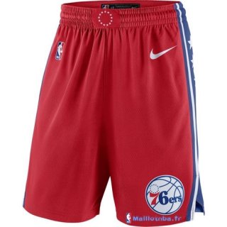 Pantalon NBA Pas Cher Philadelphia Sixers Nike Rouge