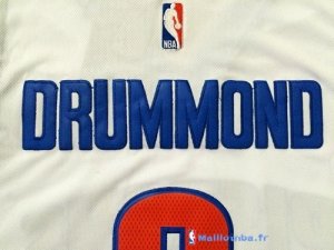 Maillot NBA Pas Cher Detroit Pistons Andre Drummond 0 Blanc