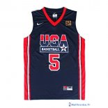 Maillot NBA Pas Cher USA 1992 Robinson 5 Noir