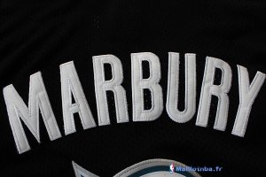 Maillot NBA Pas Cher Minnesota Timberwolves Stephon Marbury 3 Retro Noir
