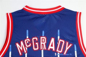 Maillot NBA Pas Cher Houston Rockets Tracy McGrady 1 Retro Bleu