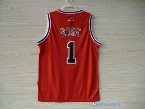 Maillot NBA Pas Cher Chicago Bulls Derrick Rose 1 Rouge