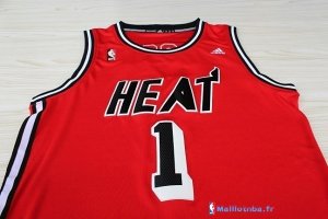 Maillot NBA Pas Cher Miami Heat Chris Bosh 1 Retro Rouge