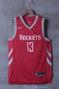 Maillot NBA Pas Cher Houston Rockets James Harden 13 Rouge Icon 2017/18