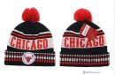 Tricoter un Bonnet NBA Chicago Bulls 2016 Noir Rouge Blanc