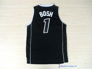 Maillot NBA Pas Cher Miami Heat Chris Bosh 1 Noir