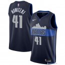 Maillot NBA Pas Cher Dallas Mavericks Dirk Nowitzki 41 Noir Statement 2017/18