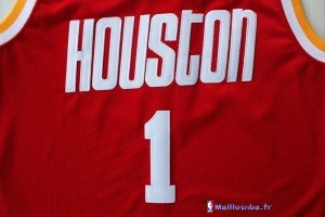 Maillot NBA Pas Cher Houston Rockets Tracy McGrady 1 Retro Rouge