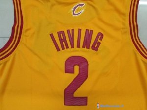 Maillot NBA Pas Cher Cleveland Cavaliers Junior Kyrie Irving 2 Jaune