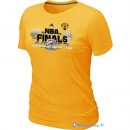 T-Shirt NBA Pas Cher Femme Oklahoma City Thunder Jaune 1