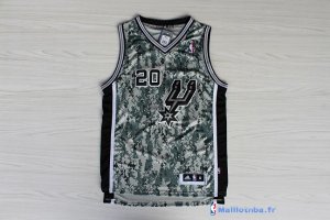 Maillot NBA Pas Cher San Antonio Spurs Manu Ginóbili 20 Vert