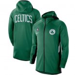 Boston Celtics Nike Kelly Green Authentic Showtime Therma Flex Performance Full-Zip Hoodie