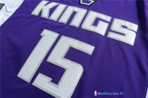 Maillot NBA Pas Cher Sacramento Kings DeMarcus Cousins 15 Pourpre Blanc