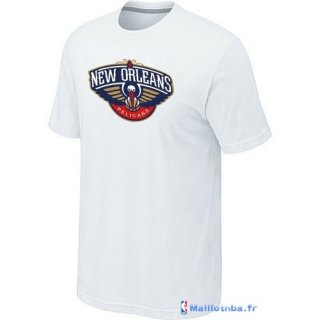 T-Shirt NBA Pas Cher New Orleans Pelicans Blanc