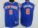 Maillot NBA Pas Cher New York Knicks Junior Kristaps Porzingis 6 Bleu