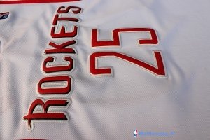 Maillot NBA Pas Cher Houston Rockets Chandler Parsons 25 Blanc