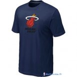 T-Shirt NBA Pas Cher Miami Heat Tinta Bleu