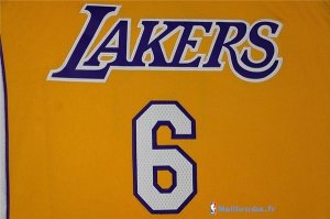 Maillot NBA Pas Cher Los Angeles Lakers Jordan Clarkson 6 Jaune