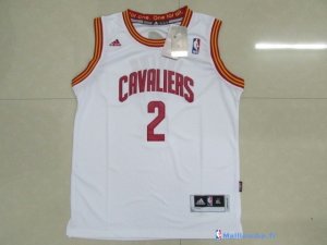 Maillot NBA Pas Cher Cleveland Cavaliers Junior Kyrie Irving 2 Blanc