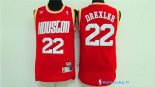 Maillot NBA Pas Cher Houston Rockets Clyde Drexler 22 Retro Rouge