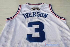 Maillot NBA Pas Cher All Star 2003 Allen Iverson 3 Blanc