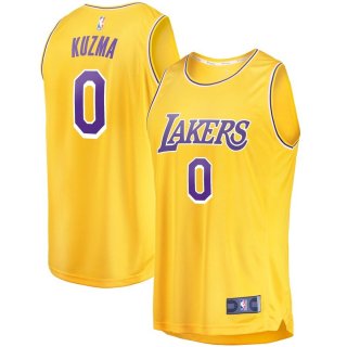 Los Angeles Lakers Kyle Kuzma Fanatics Branded Gold Fast Break Replica Player Jersey - Icon Edition