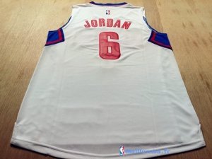 Maillot NBA Pas Cher Los Angeles Clippers DeAndre Jordan 6 Blanc