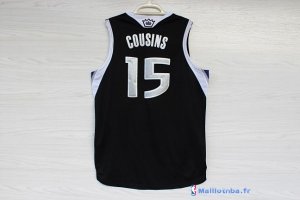 Maillot NBA Pas Cher Sacramento Kings DeMarcus Cousins 15 Noir