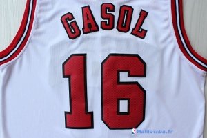 Maillot NBA Pas Cher Chicago Bulls Pau Gasol 16 Blanc