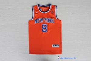 Maillot NBA Pas Cher New York Knicks J.R.Smith 8 Orange Bleu