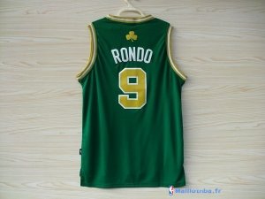 Maillot NBA Pas Cher Boston Celtics Rajon Rondo 9 Vert Or