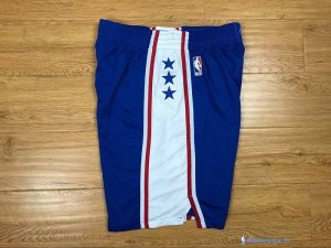 Pantalon NBA Pas Cher Philadelphia Sixers Nike Bleu