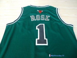 Maillot NBA Pas Cher Chicago Bulls Derrick Rose 1 Vert