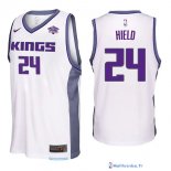 Maillot NBA Pas Cher Sacramento Kings Buddy Hield 24 Blanc 2017/18