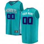 Charlotte Hornets Fanatics Branded Teal Fast Break Custom Replica Jersey - Icon Edition