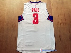 Maillot NBA Pas Cher Los Angeles Clippers Chris Paul 3 Blanc