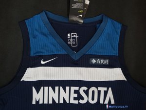 Maillot NBA Pas Cher Minnesota Timberwolves Andrew Wiggins 22 Marine 2017/18