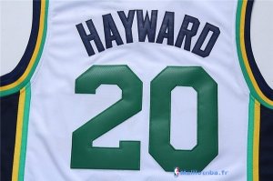 Maillot NBA Pas Cher Utah Jazz Gordon Hayward 20 Blanc