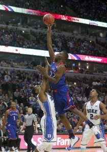 Maillot NCAA Pas Cher Kansas Andrew Wiggins 22 Bleu